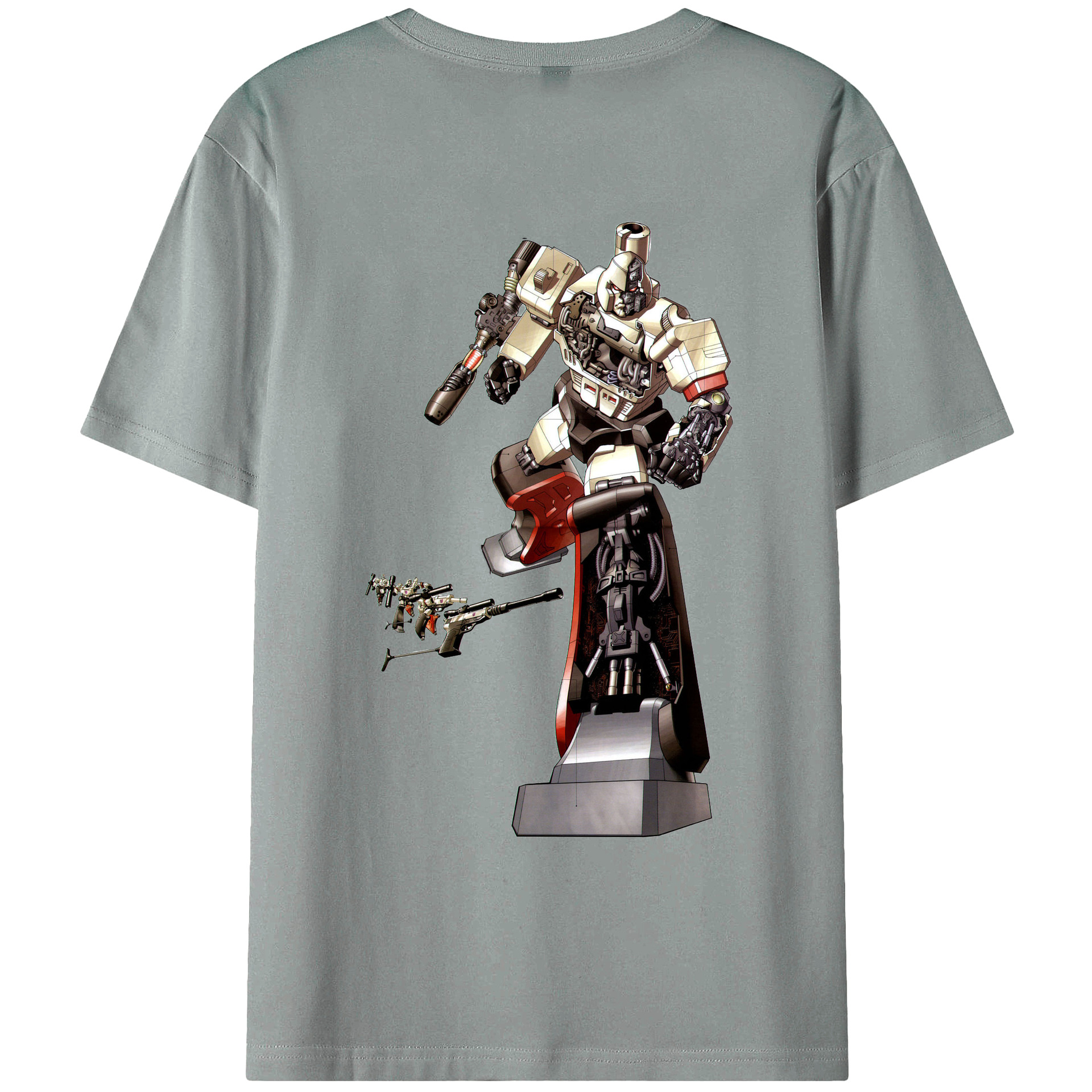 （画像用）  綿100％ メンズ半袖Tシャツ（バックプリント） 通気性